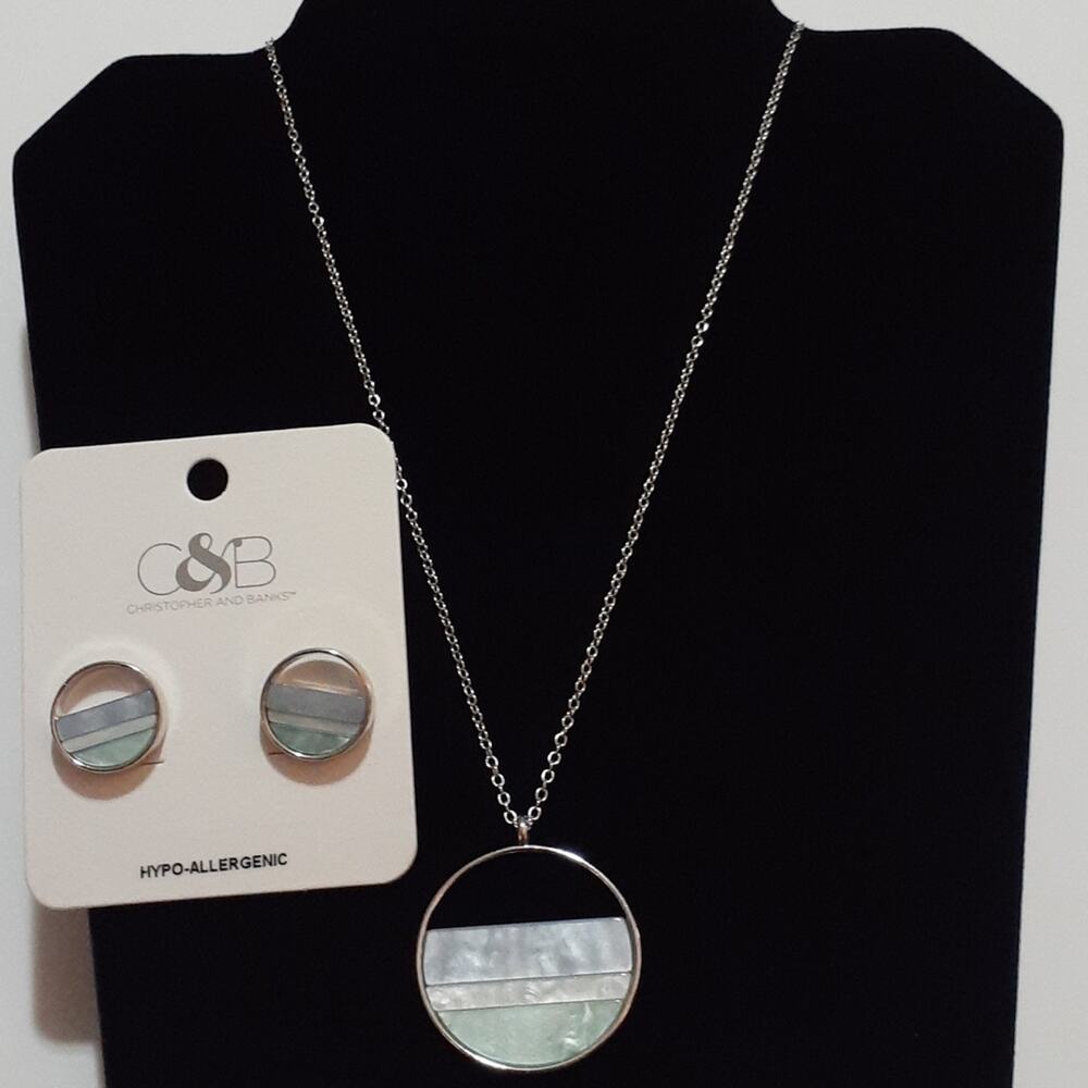 Christopher & Banks Necklace and Earrings.